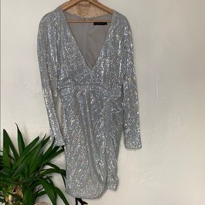 Sequin Midi Dress
